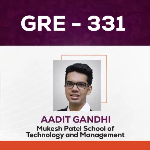 GradSquare GRE Results Aadit Gandhi GRE Score 331