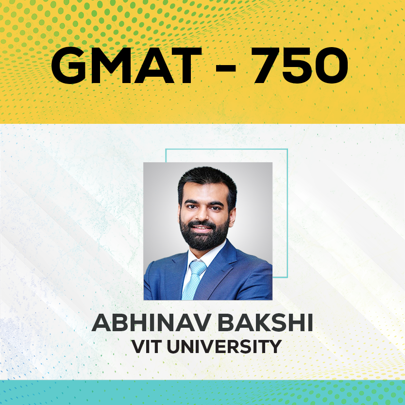 Live Online GMAT Coaching Result Abhinav Bakshi Score 750