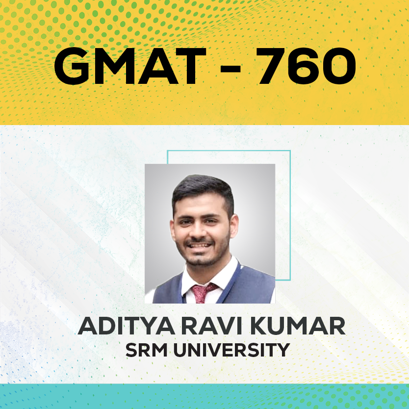 Live Online GMAT Coaching Result Aditya Ravi Kumar Score 760