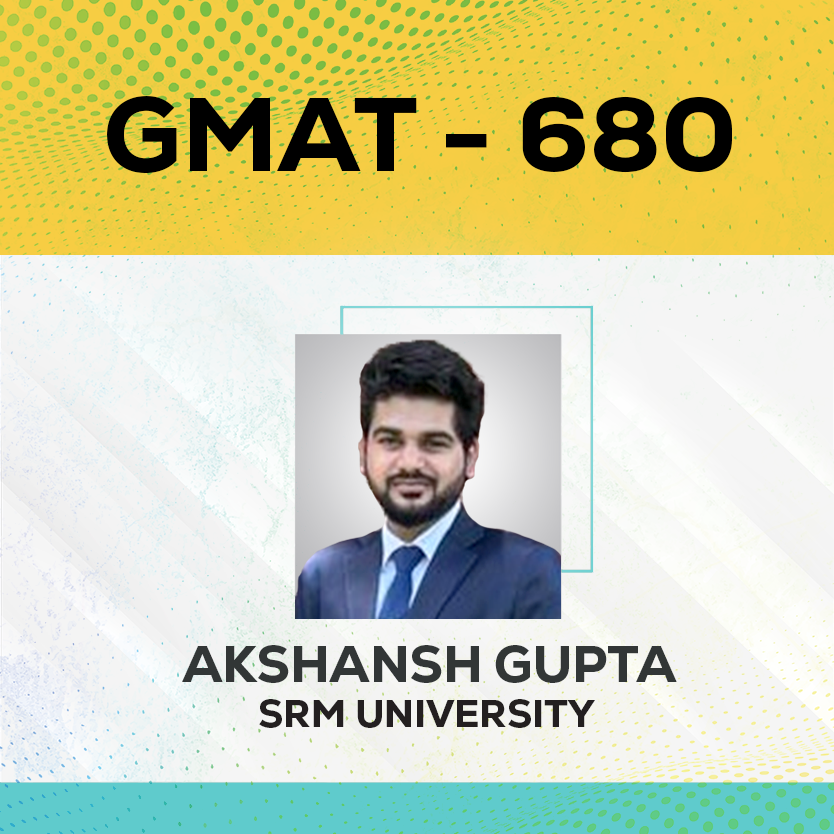 Live Online GMAT Coaching Result Akshansh Gupta Score 680