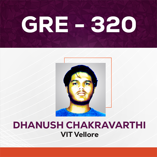 GradSquare GRE Results Dhanush Chakravarthi GRE Score 320