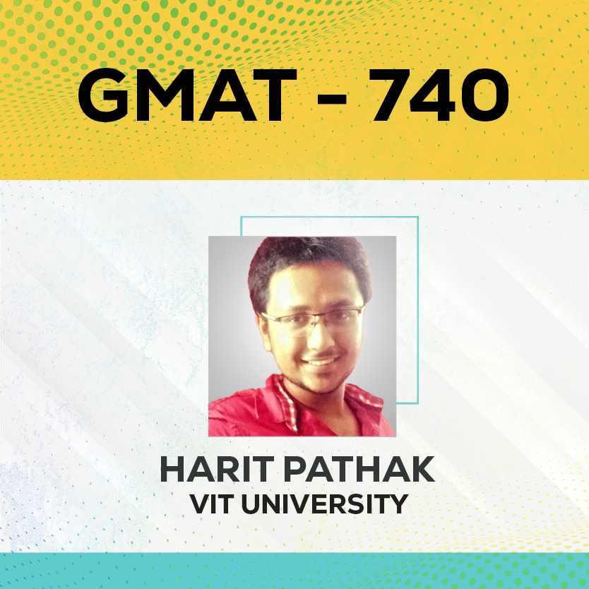 Live Online GMAT Coaching Result Harit Pathak Score 740