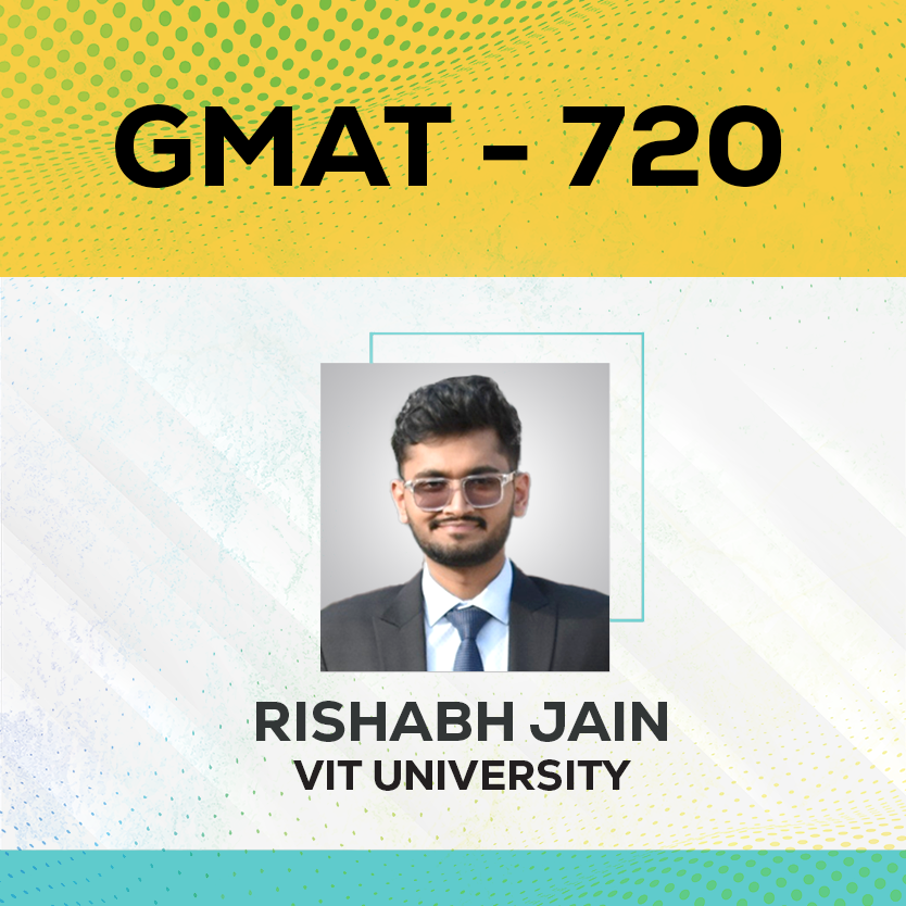 Live Online GMAT Coaching Result Rishabh Jain Score 720