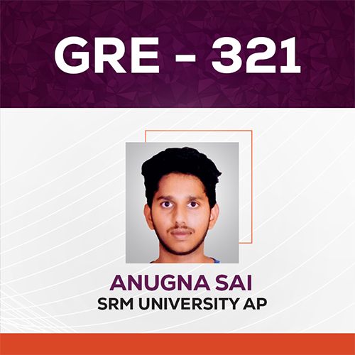 GradSquare GRE Results Anugna Sai GRE Score 321