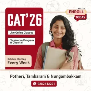 CAT 2026 preparation guide with syllabus breakdown, strategies, and 12-month study plan for VARC, DILR and QA