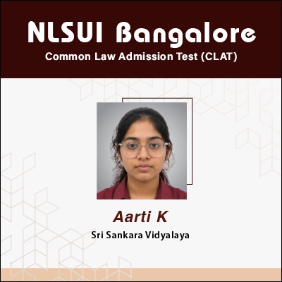 Aarti - Law - CLAT Examination Result of GradSquare.