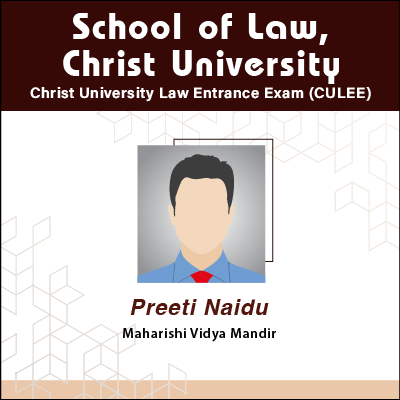Preeti Naidu - Law - CULEE Examination Result of GradSquare.