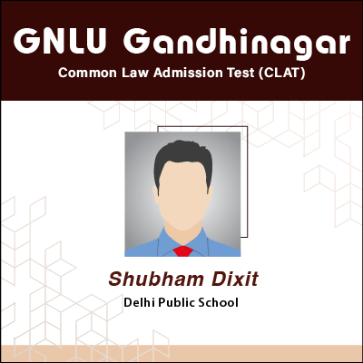 Shubham Dixit - Law - CLAT Examination Result of GradSquare.