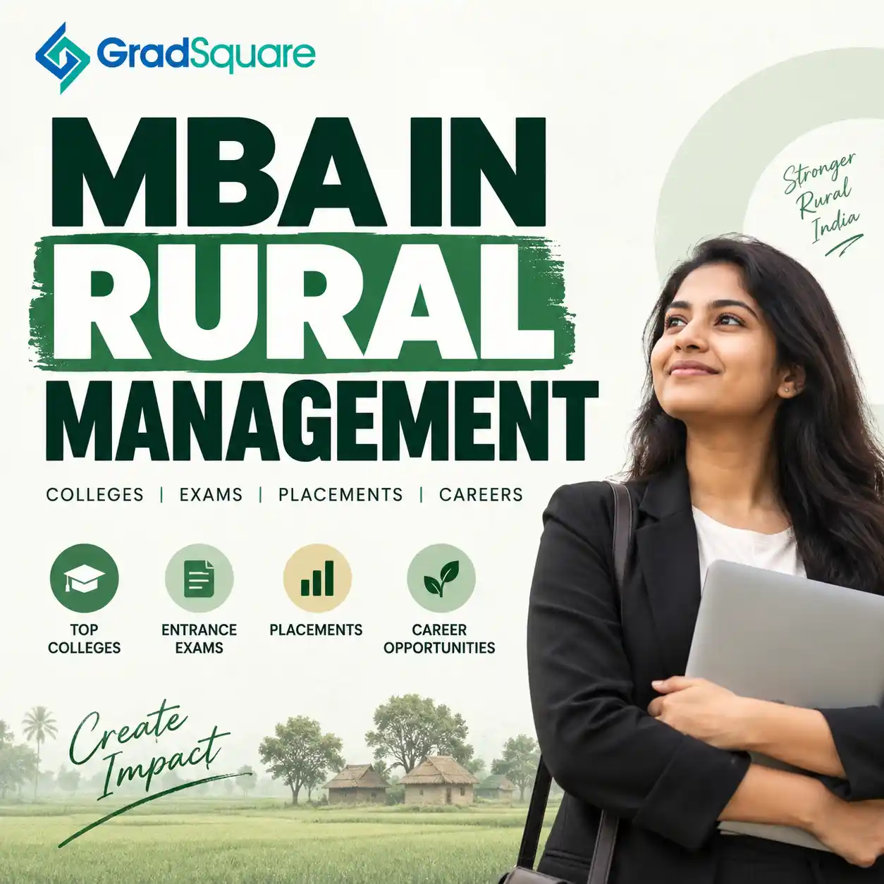 MBA in Rural Management in India – colleges, entrance exams, placements and career opportunities.