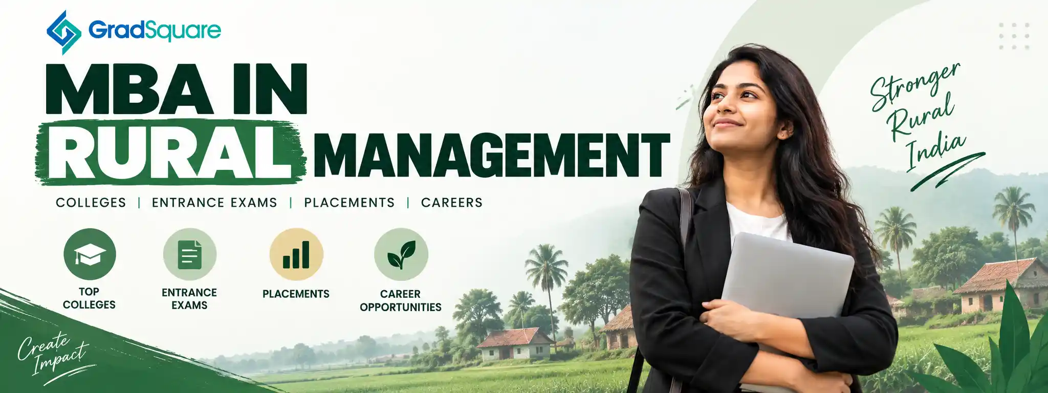 MBA in Rural Management in India – colleges, entrance exams, placements and career opportunities.